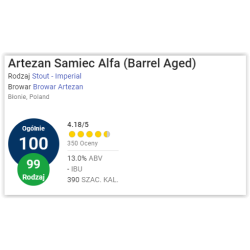 Artezan Samiec Alfa (Barrel Aged)